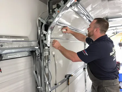 Noisy Garage Door Fix in Redding, CT