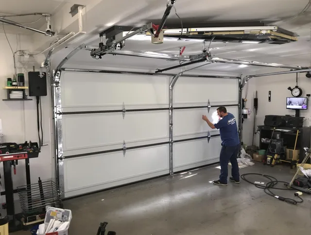 Professional garage door repair service by Wilton Garage Door Repair in Wilton