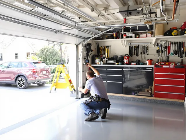 Local garage door repair service by Wilton Garage Door Repair in Wilton